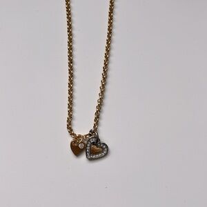 Brighton double heart necklace